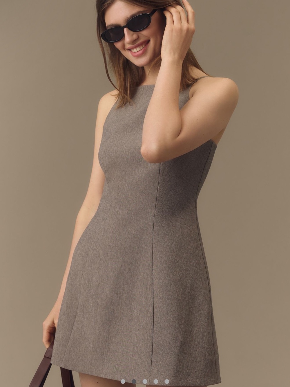 Mare Mare square-neck shift mini dress